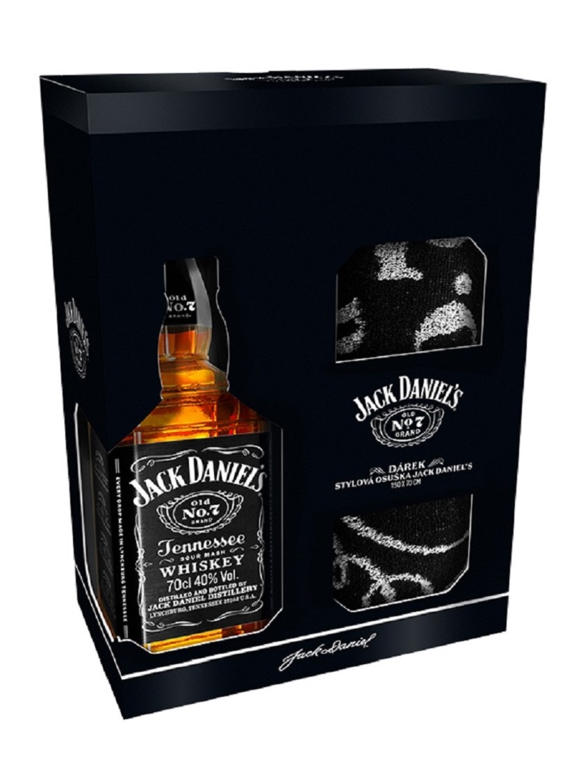 Jack Daniel's No.7 40% 0,7 l (dárkové balení osuška)