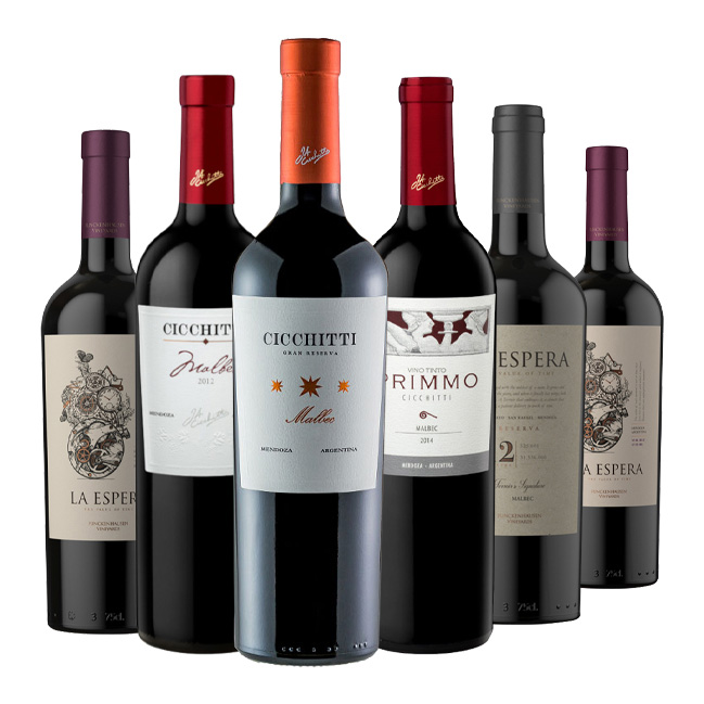 Degustační sada vín - Argentinský Malbec 6x0,75l