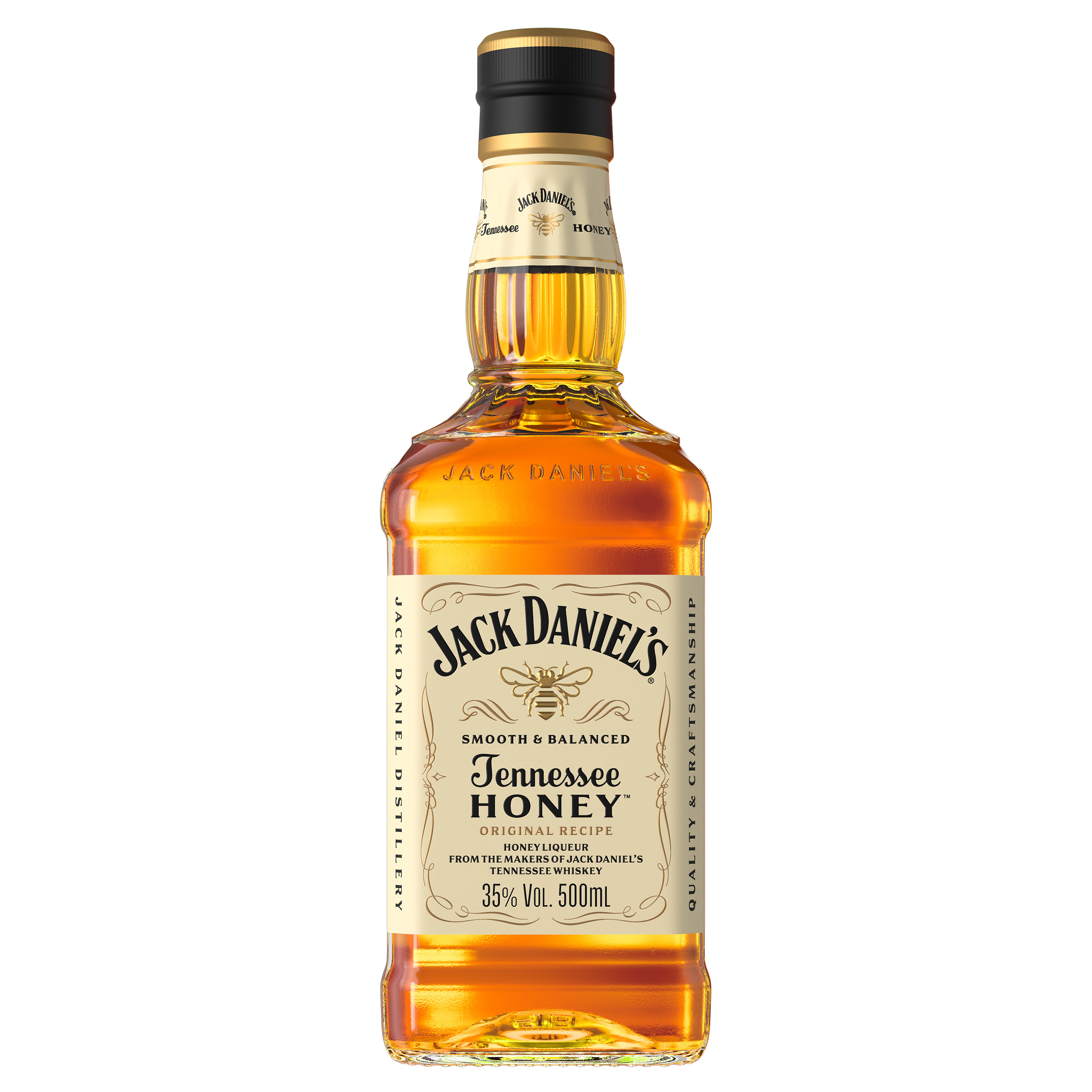 Jack Daniels Honey 35% 0,5 l (holá láhev)