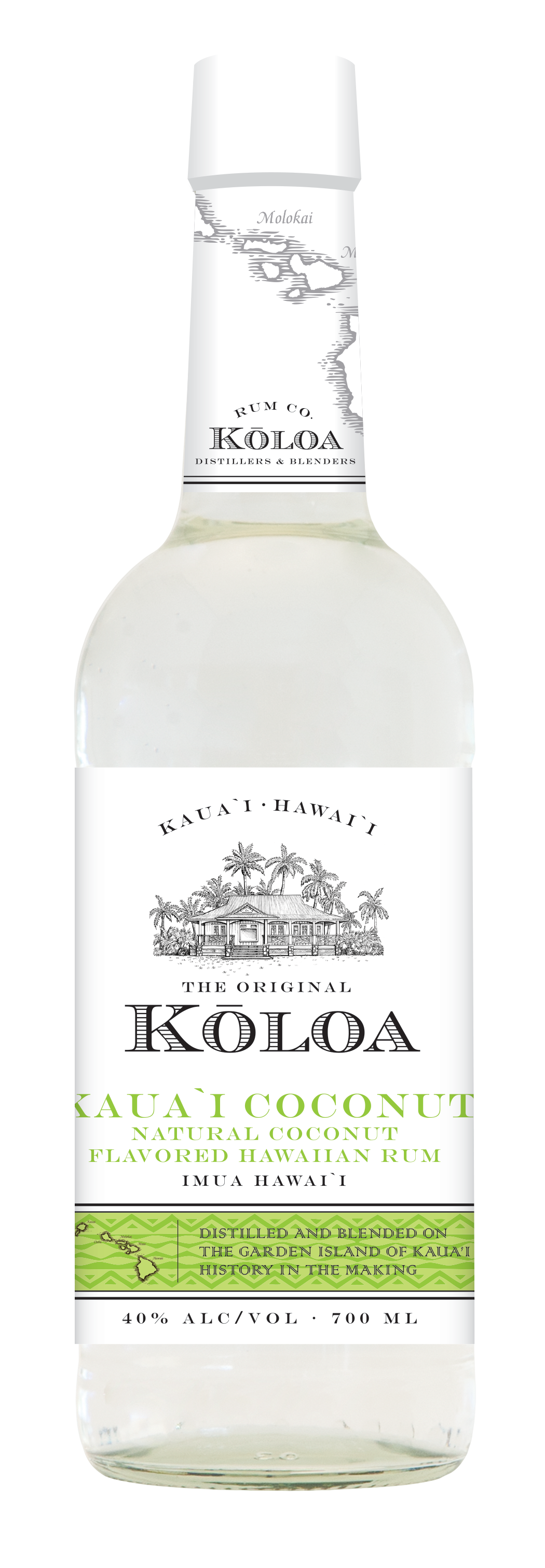 RUM KOLOA coconut 40% 0,7l (holá láhev)