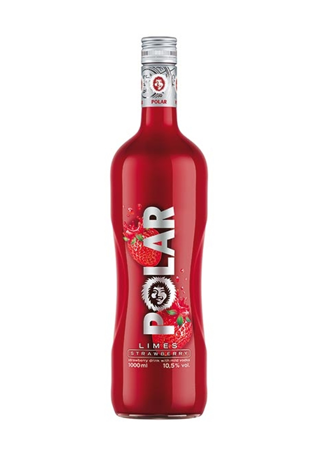 Polar Limes Strawberry 10,5% 1l (holá láhev)
