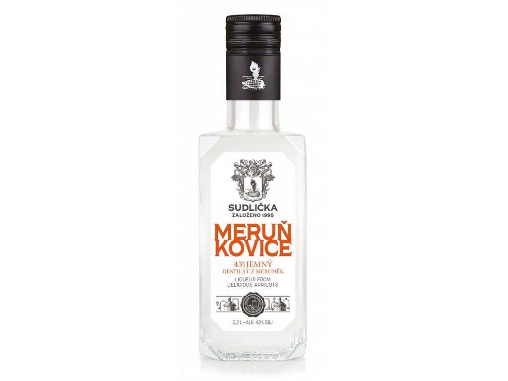 SUDLIČKA merunkovice !! 43% 0,2l (holá láhev)