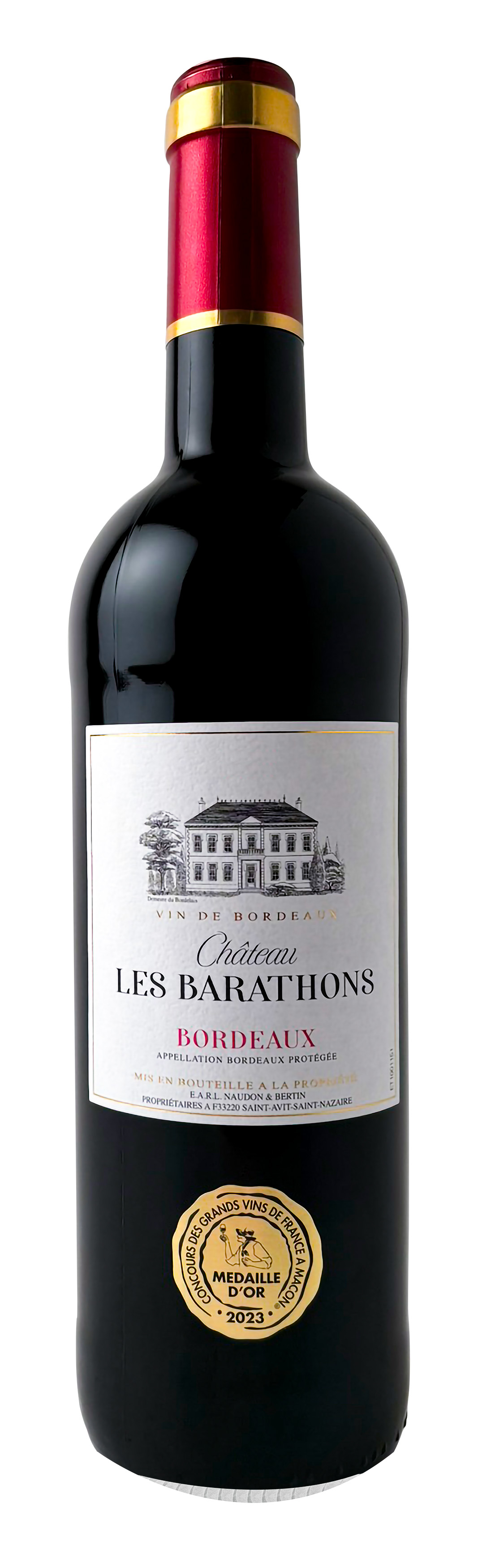 BORDEAUX Chateau LES BARATHONS 2022 0,75 l