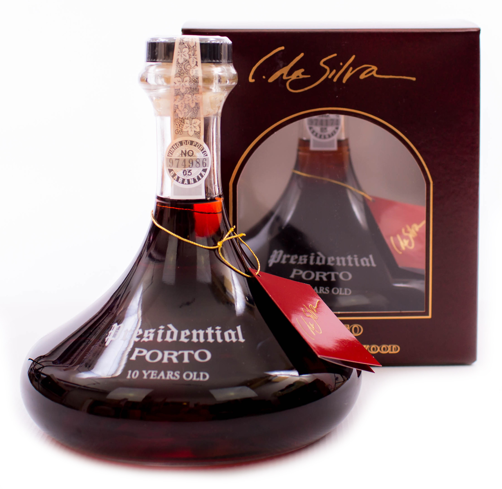 C. da Silva (Vinhos) S.A. Porto Presidential Tawny 10yo Karafa 0,75l 20% (dřevěný box)