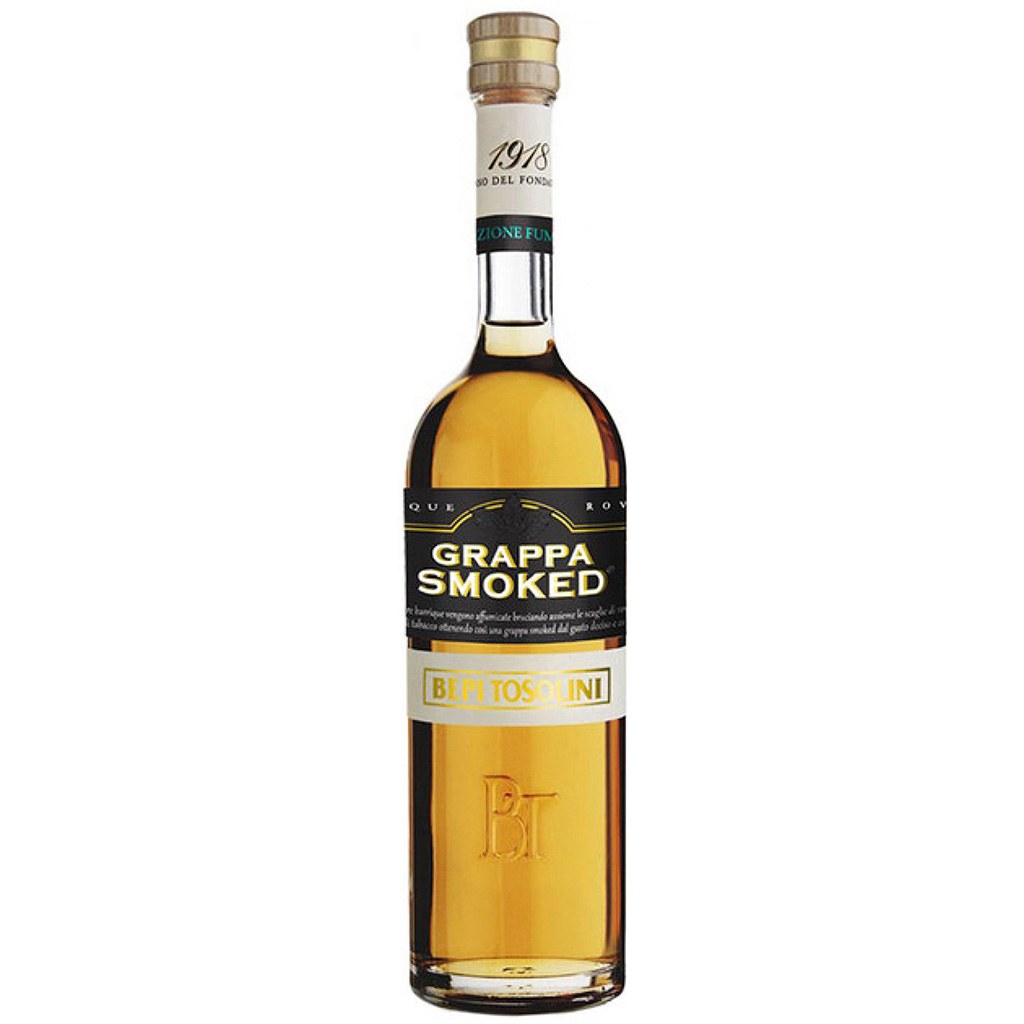 grappa smoked bepi tosolini 40% 0,5l (holá láhev)