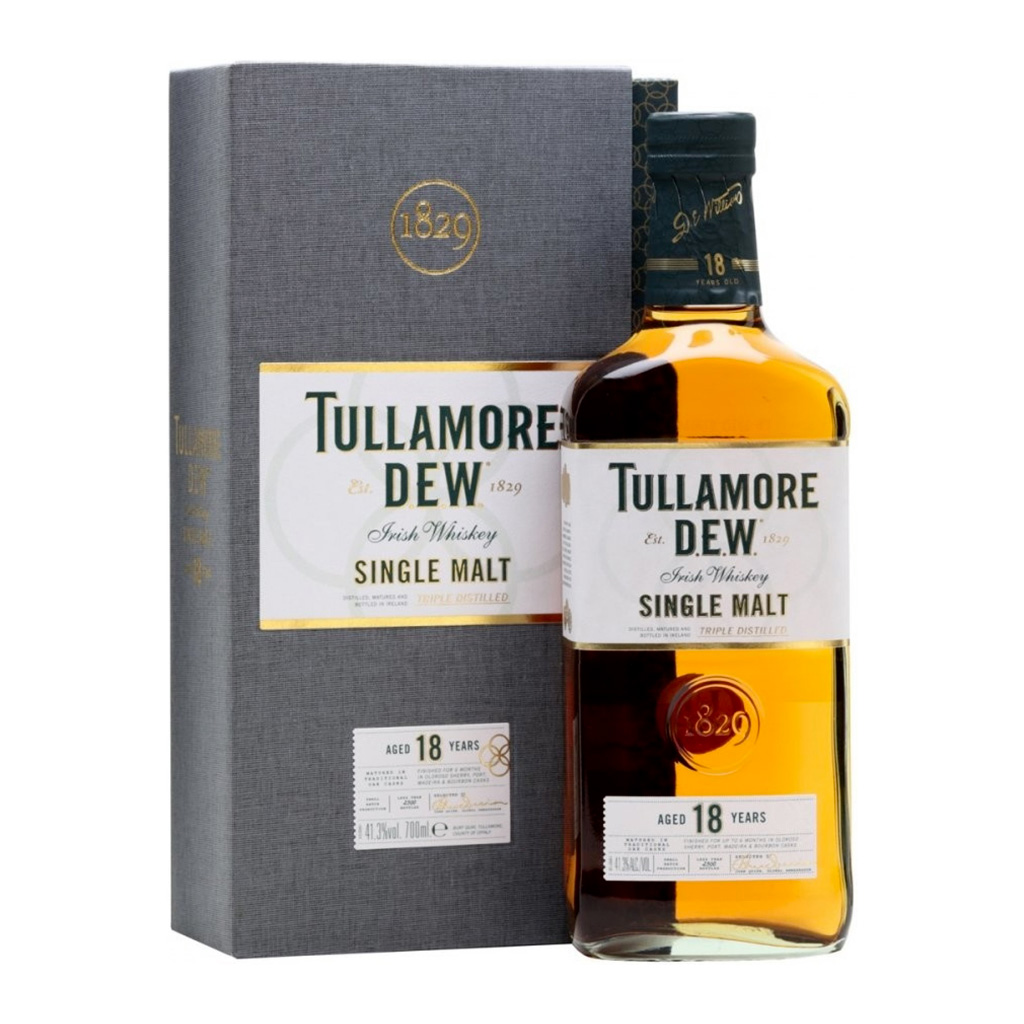 Tullamore D.E.W. 18yo 41,3% 0,7l (kazeta)