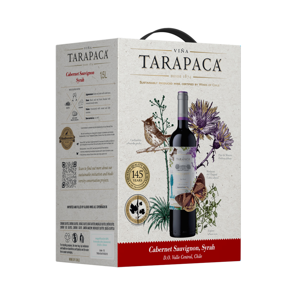 Tarapacá Cabernet Sauvignon/ Syrah BiB 1.5l