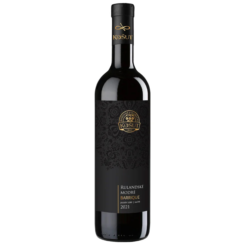 Rulandské modré 2021 pozdní sběr barrique Vinařství Košut 0,75l