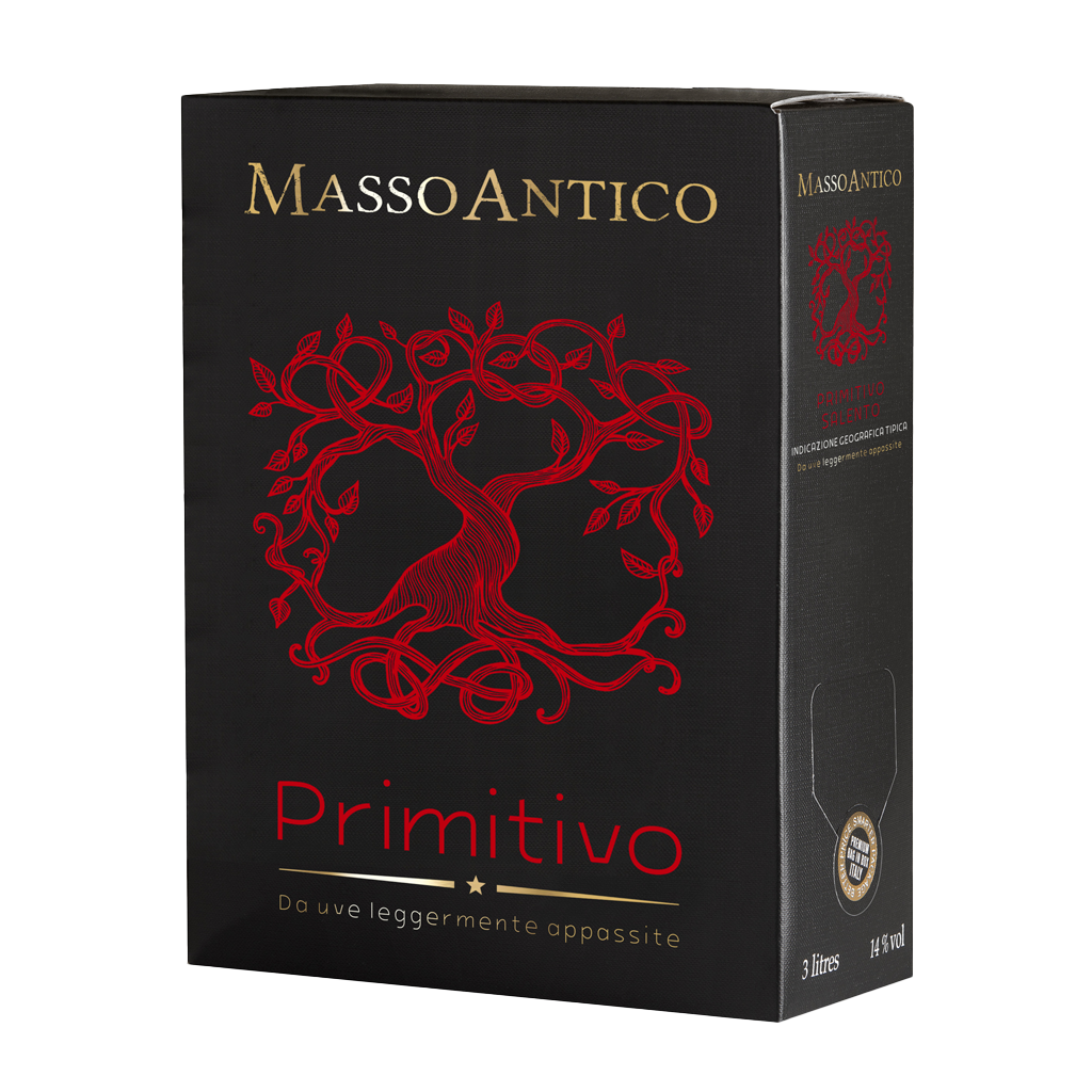 Masso Antico - Primitivo Salento Appassito IGT 2024, BAG IN BOX, 3l