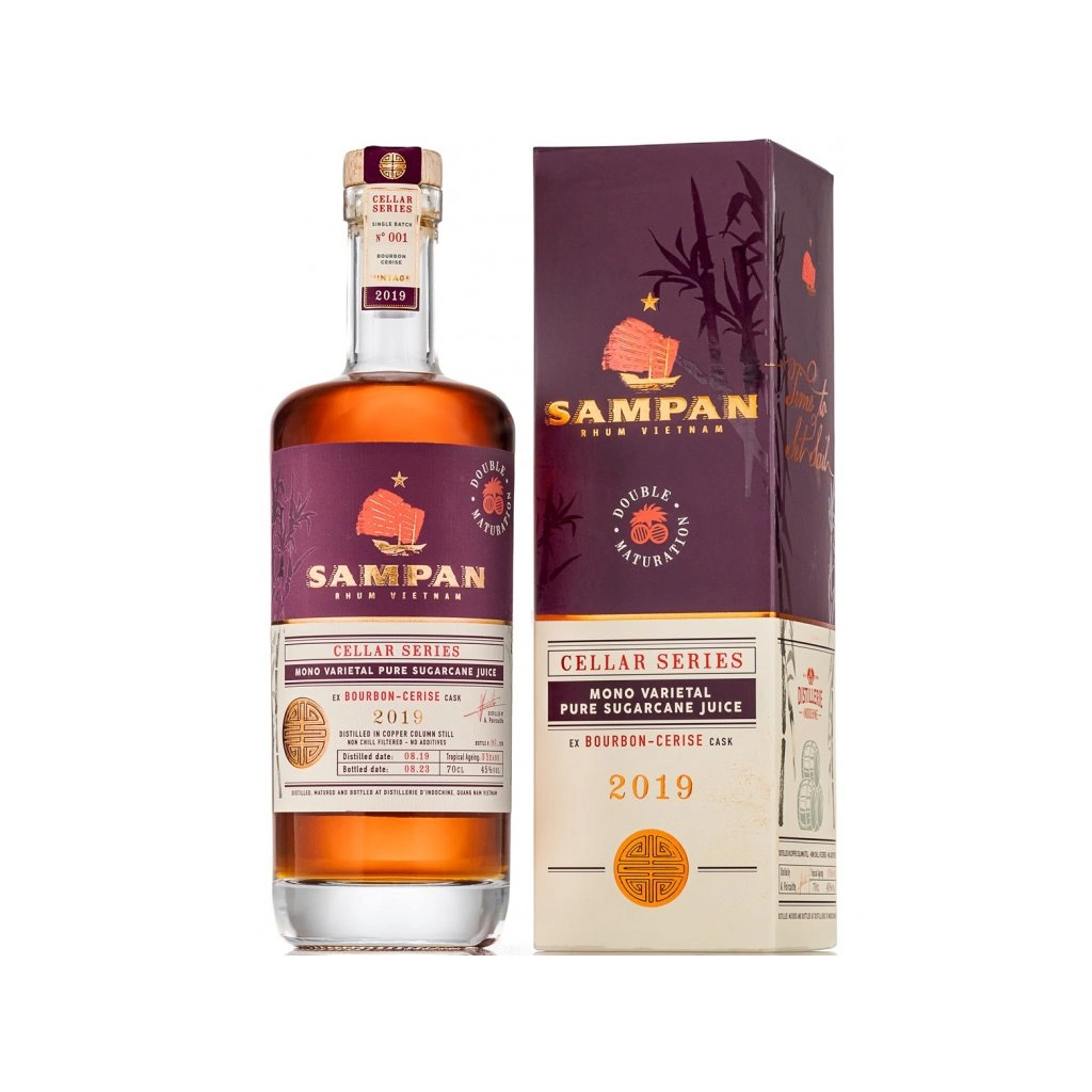 RUM SAMPAN bourbon cask 45% 0,7l (holá láhev)