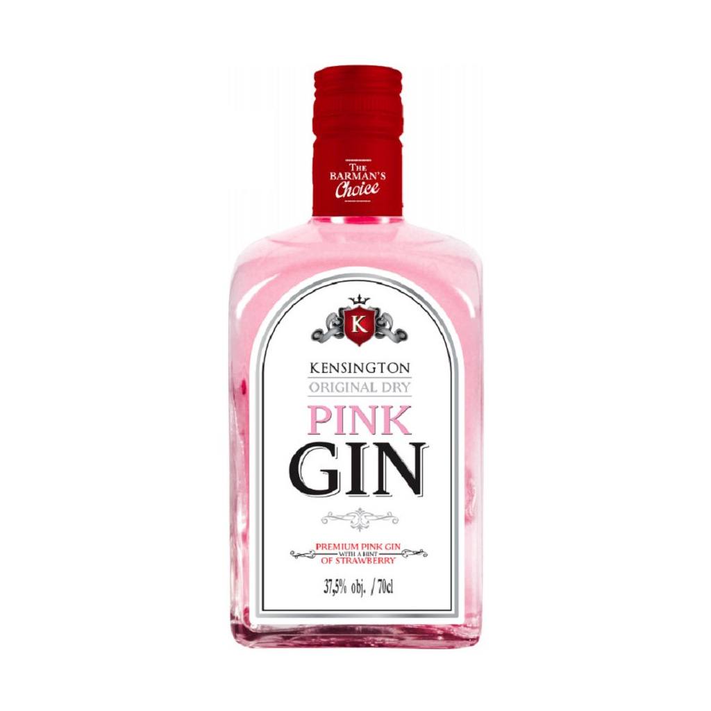Gin Kensington Pink 37,5% 0,7l (holá láhev)