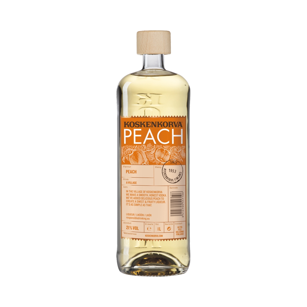 Koskenkorva Peach 1l 20%