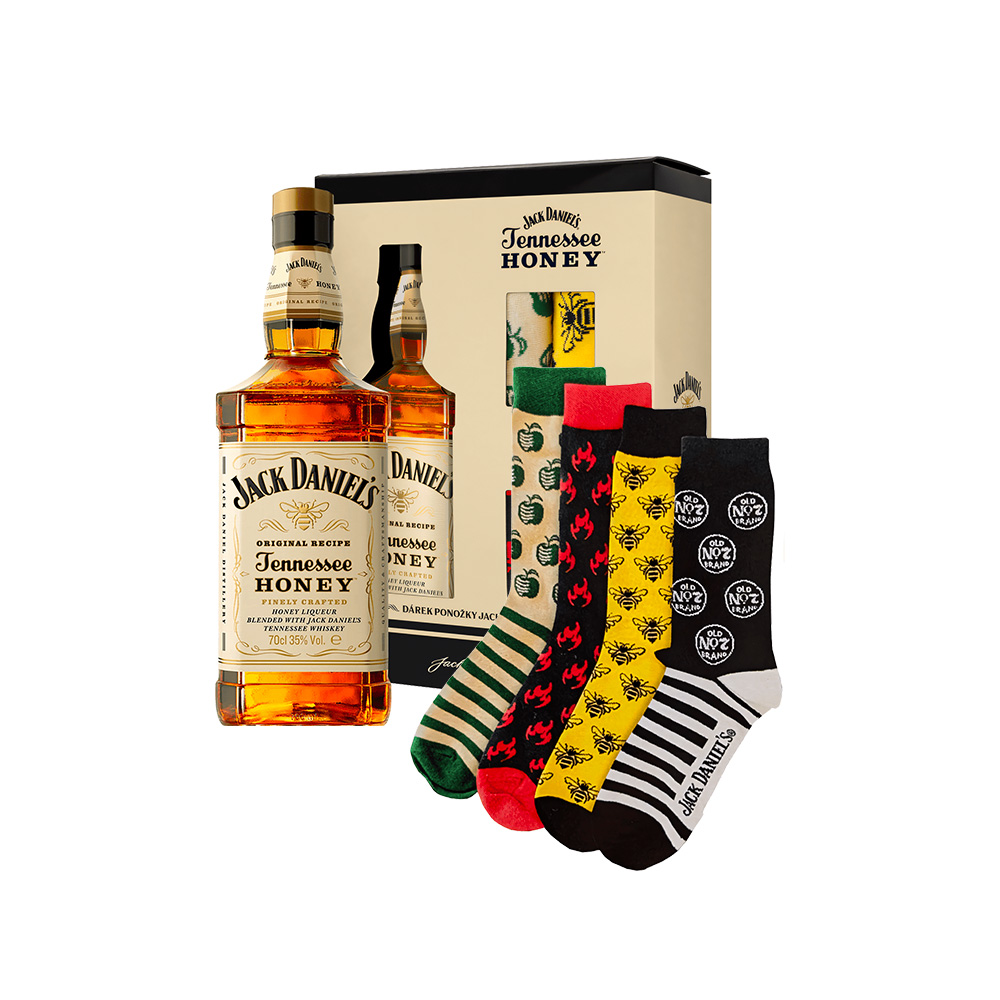 Jack Daniel's Honey 4x ponožky