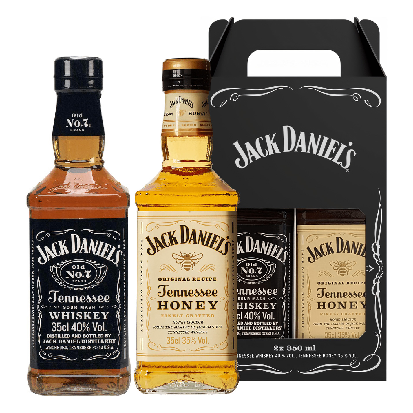 ack Daniels Duopack 37,5% 2x0,35l (karton)