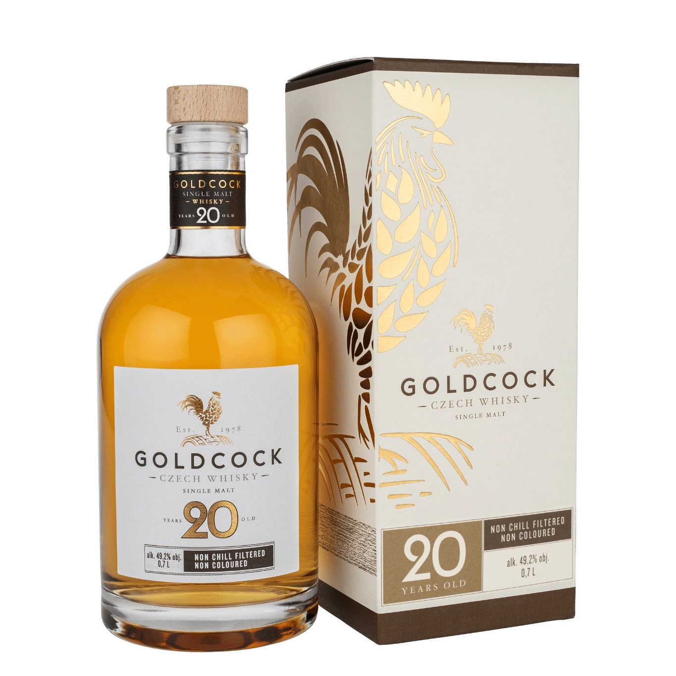 Gold Cock Single Malt 20y 49,2% 0,7l