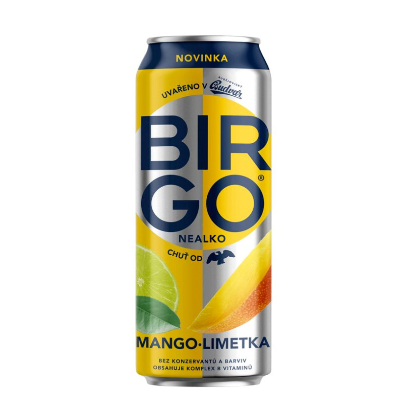 Birgo mango - limetka 0,5 l - Piva plech