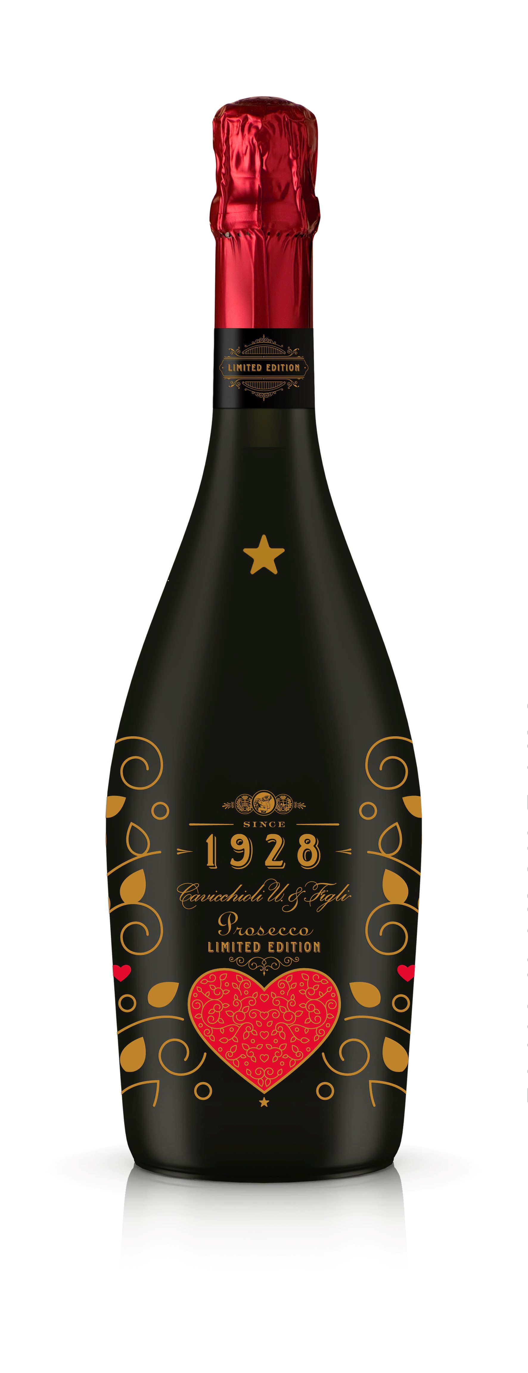 Prosecco Valentines Day Cavicchioli Fantasia Extra Dry DOC 0,75l