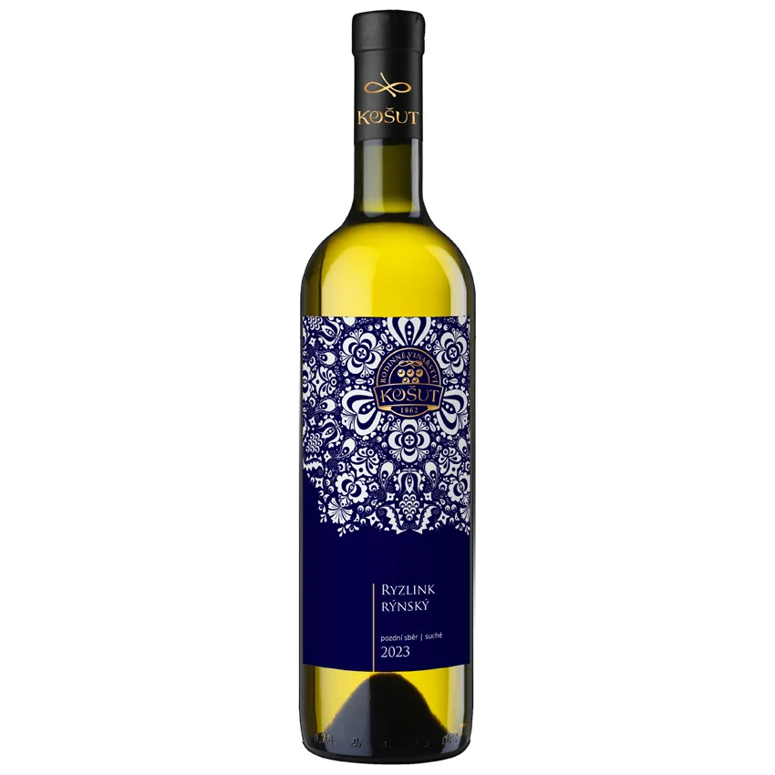 Ryzlink rýnský 2023 pozdní sběr Vinařství Košut 0,75l