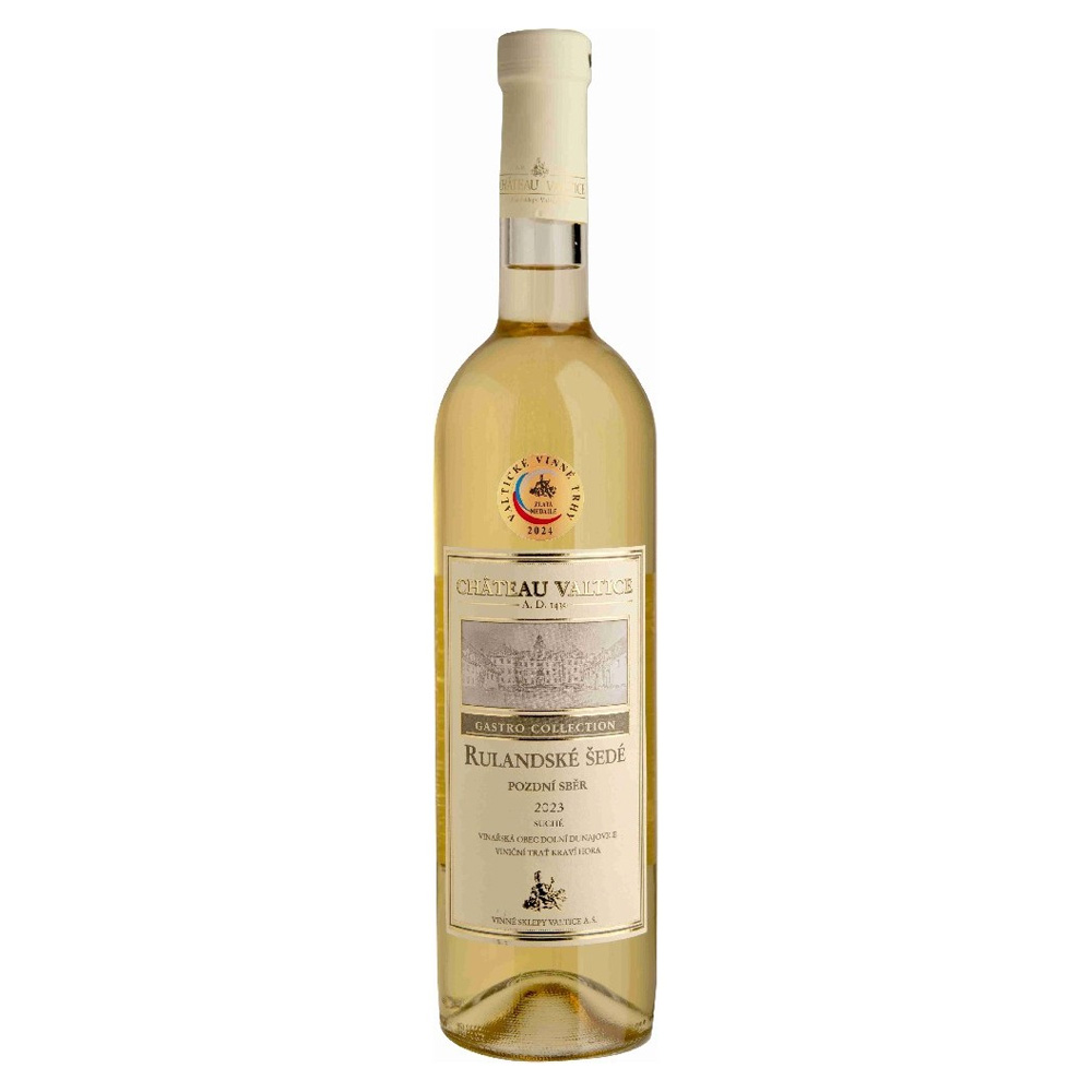 Rulandské šedé 2023 pozdní sběr Gastro Collection Valtice 0,75l