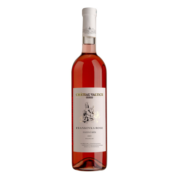 Frankovka rosé 2023 pozdní sběr Valtice 0,75l