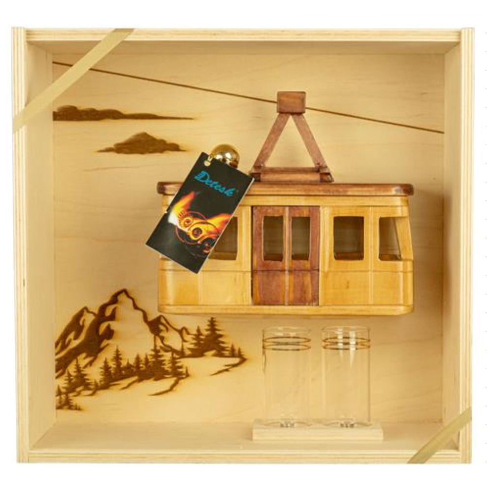 Lanovka 0,35l + 2x odlivka 40% švestka