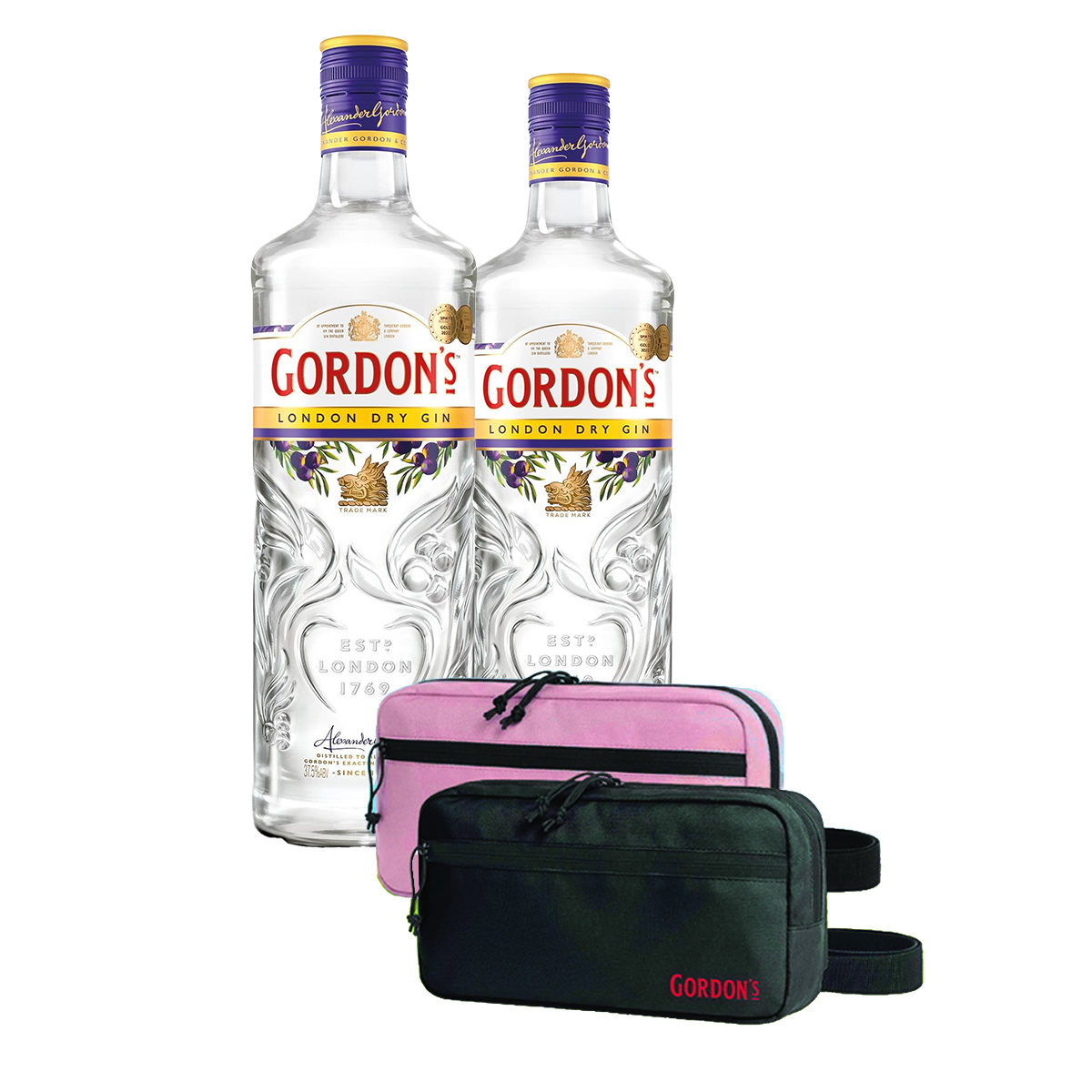 Gin Gordons 2x 1l + ledvinka