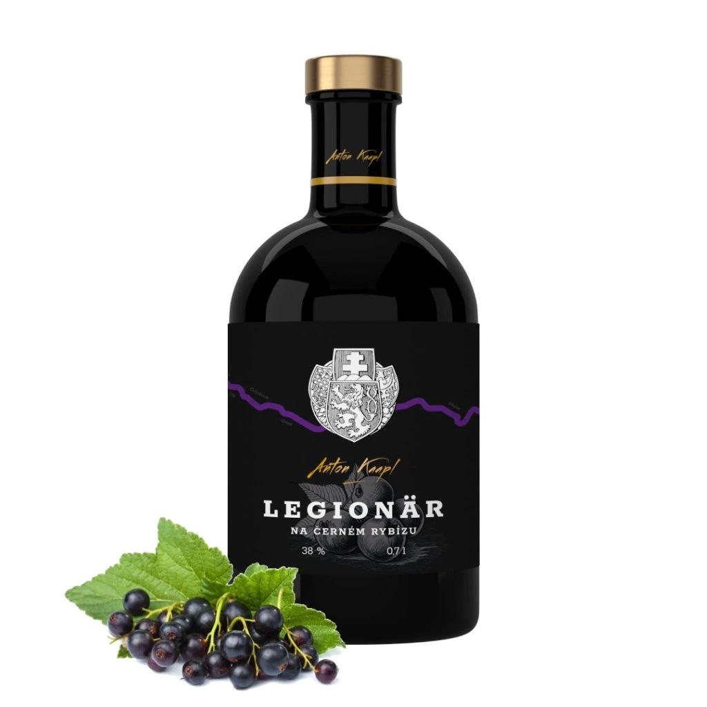 Anton Kaapl LEGIONÄR na černém rybízu 38 % 0,7l