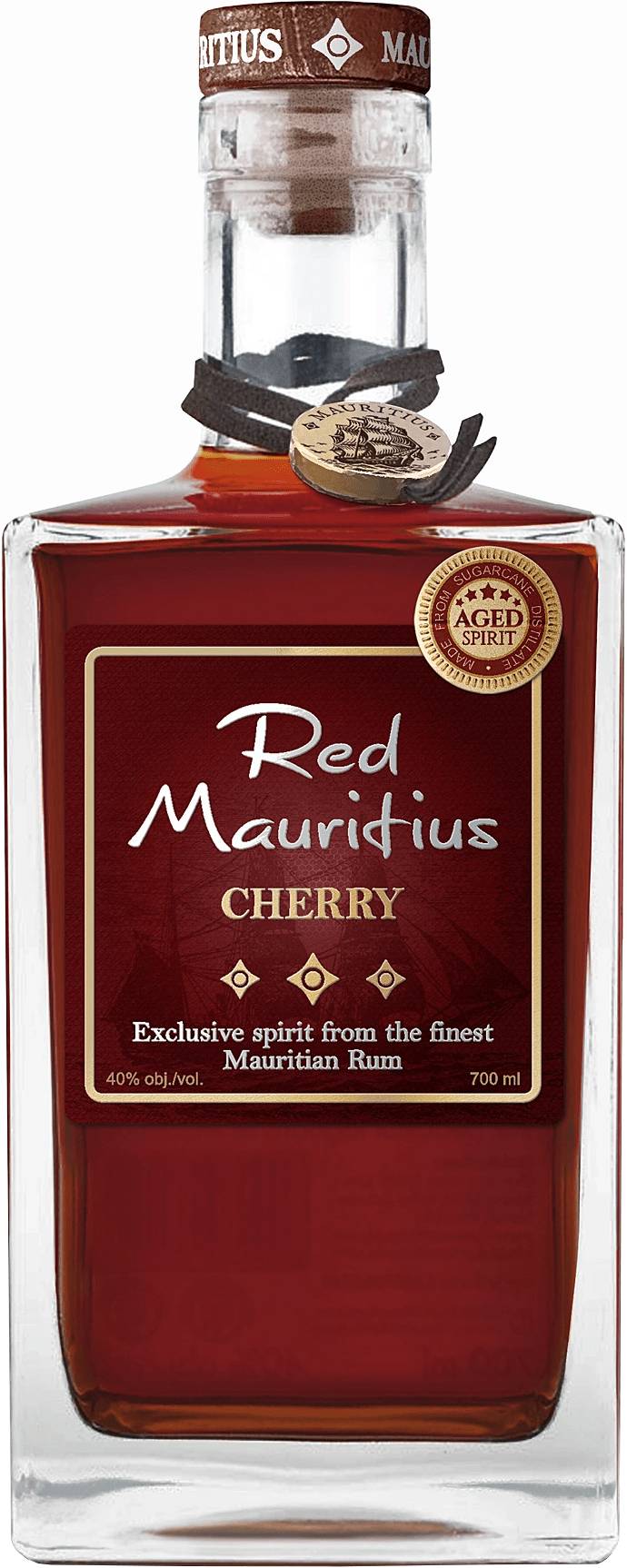 Mauritius Red Cherry Cask 0,7l 40% (holá láhev)