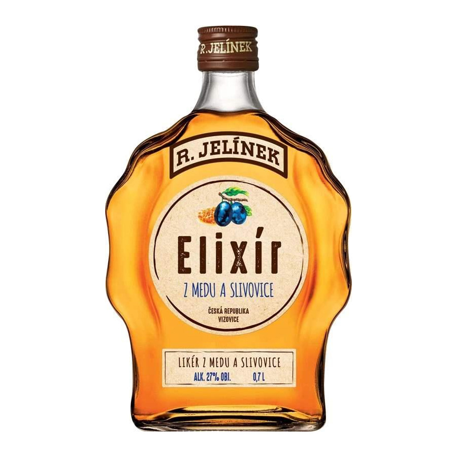 Elixír z Medu a Slivovice 0,7l 27%