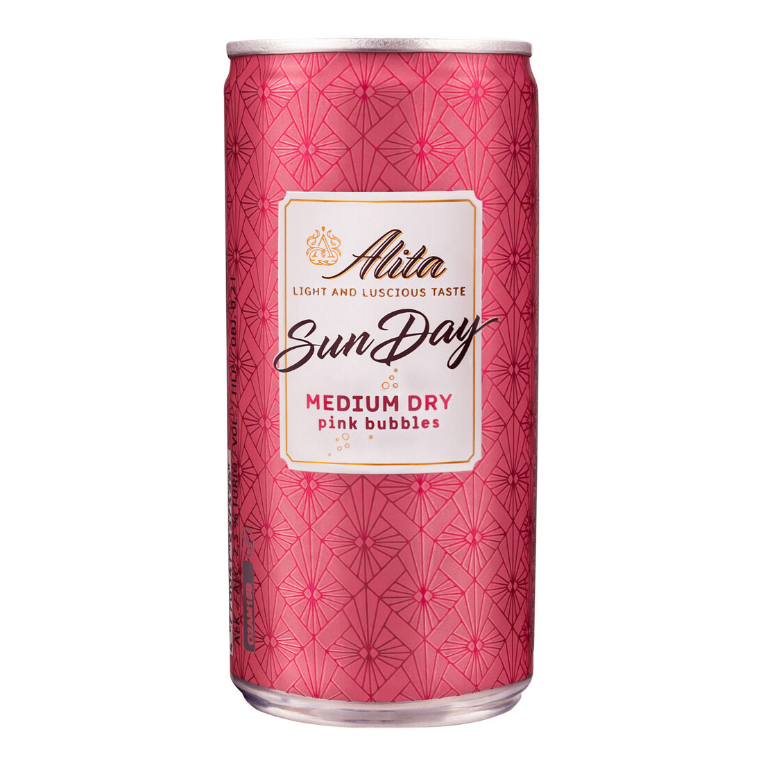 ALITA SunDay Medium Dry pink bubbles 0,2l plech