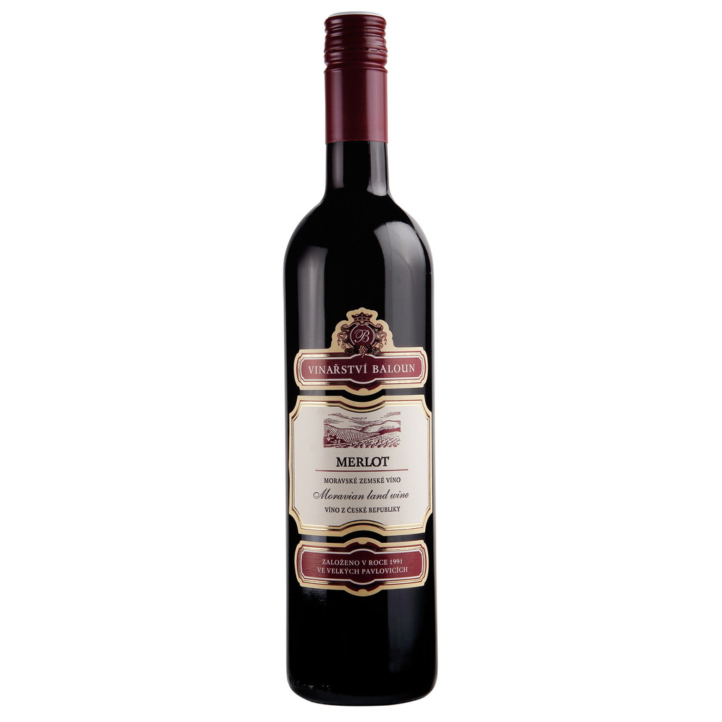 Merlot Vinařství Baloun 0,75l