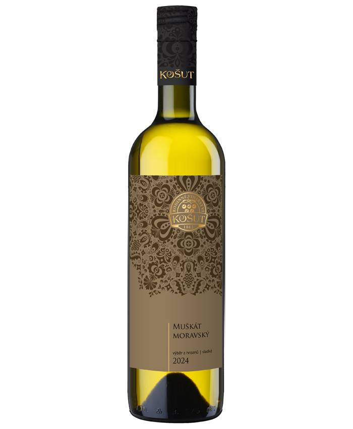 Muškát moravský 2024 výběr z hroznů Vinařství Košut 0,75l