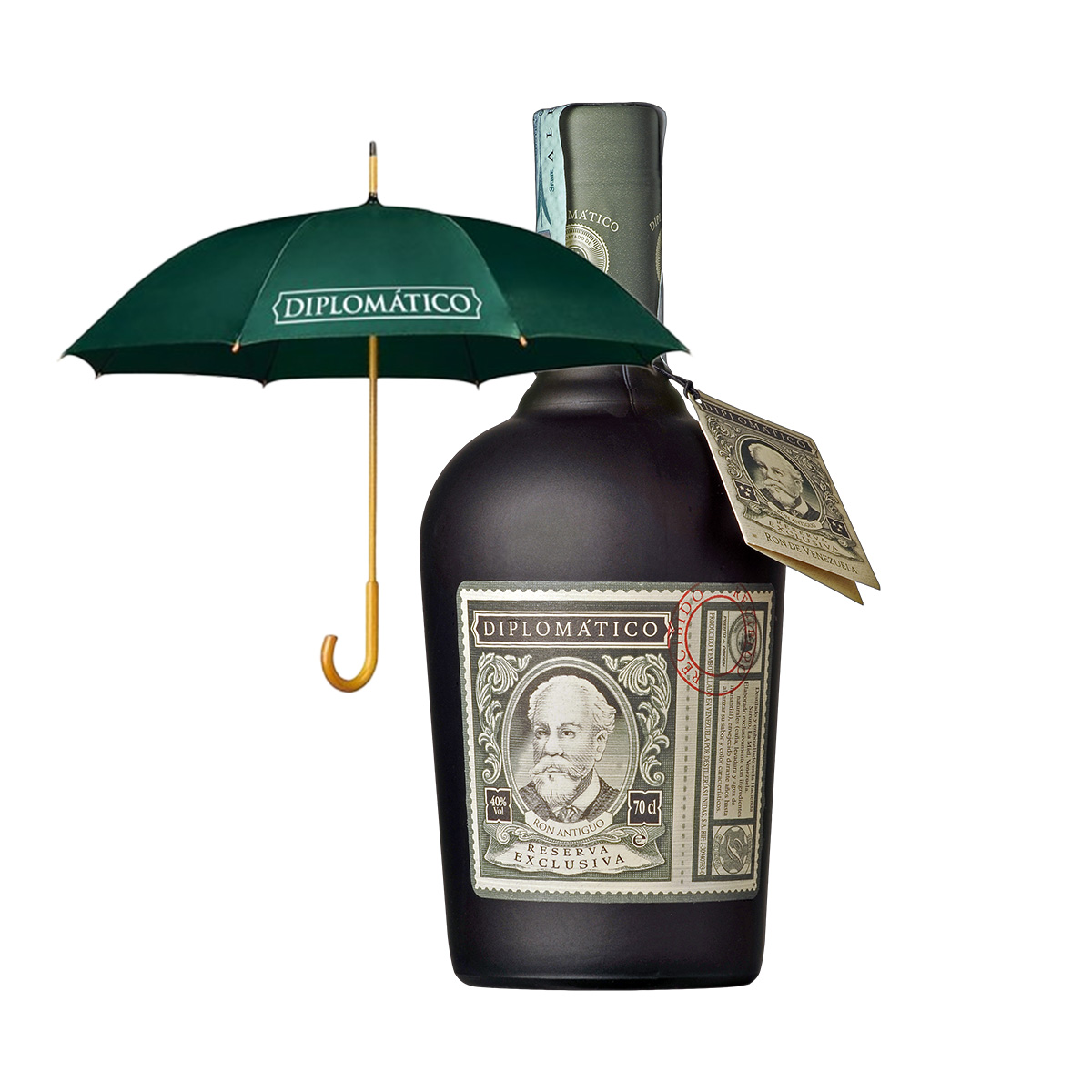 Diplomático Reserva Exclusiva 12Y, 40% 2x1l + deštník zdarma