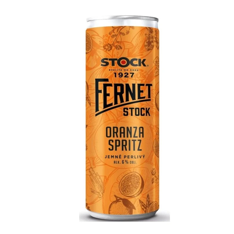 Fernet Stock Oranza Spritz RTD 0,25 L 6 %
