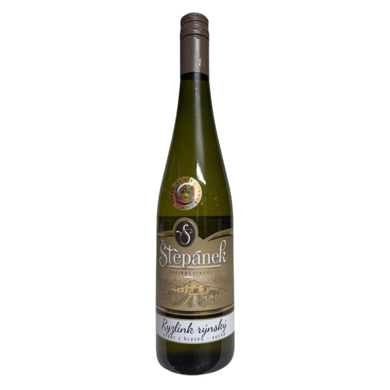 Ryzlink rýnský 2024 výběr z hroznů Štěpánek 0,75l