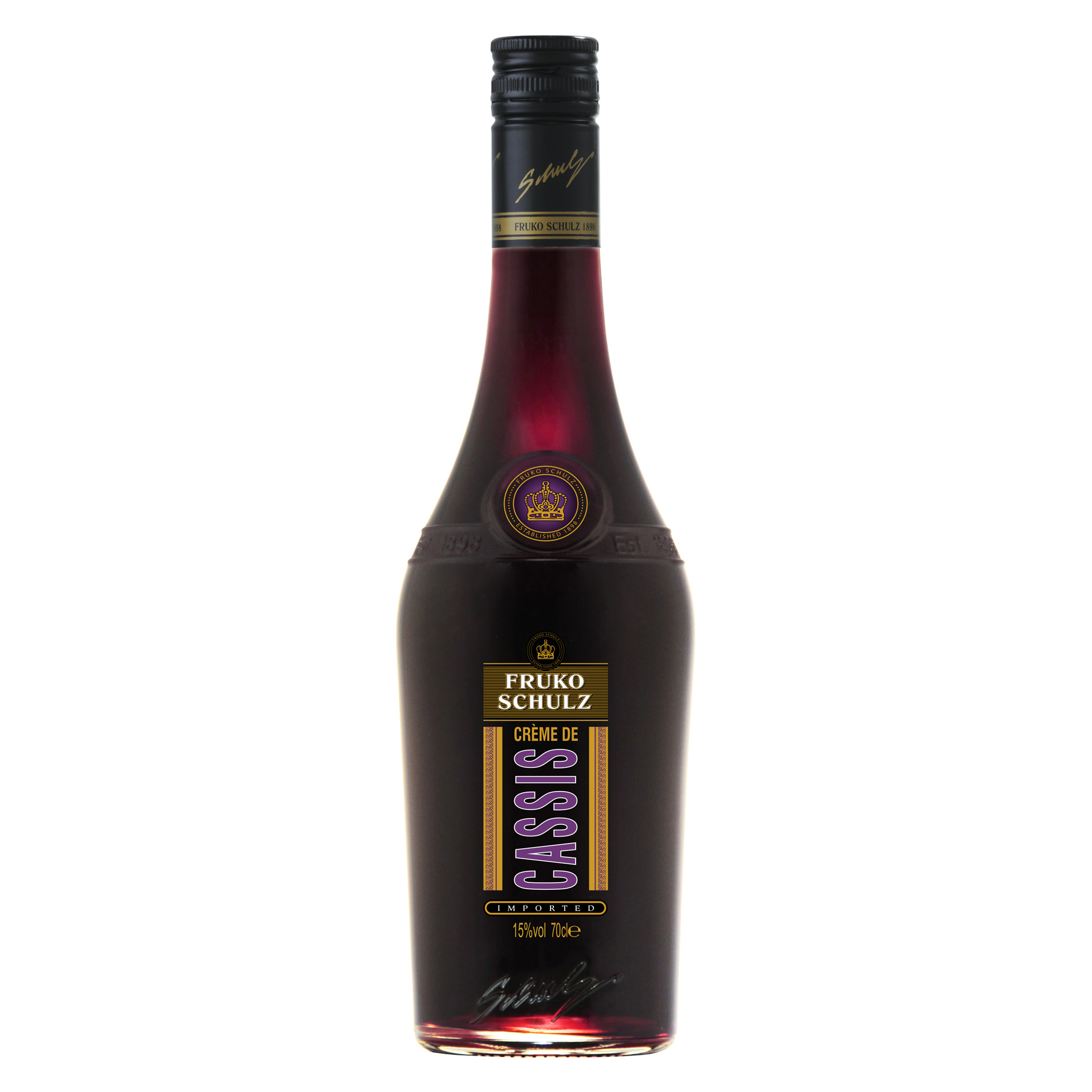 Crème de Cassis Liqueur Fruko-Schulz 15% 0,7l