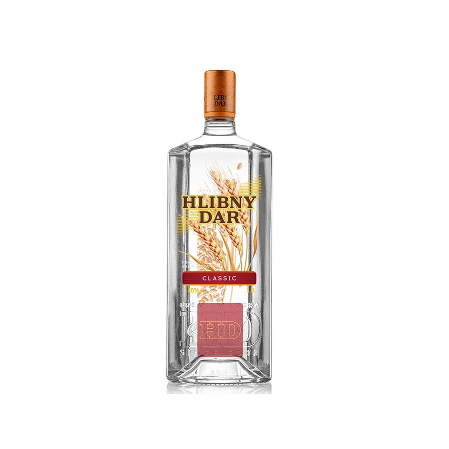 Vodka Hlibny Dar classic 40% 1l Fruko Schulz