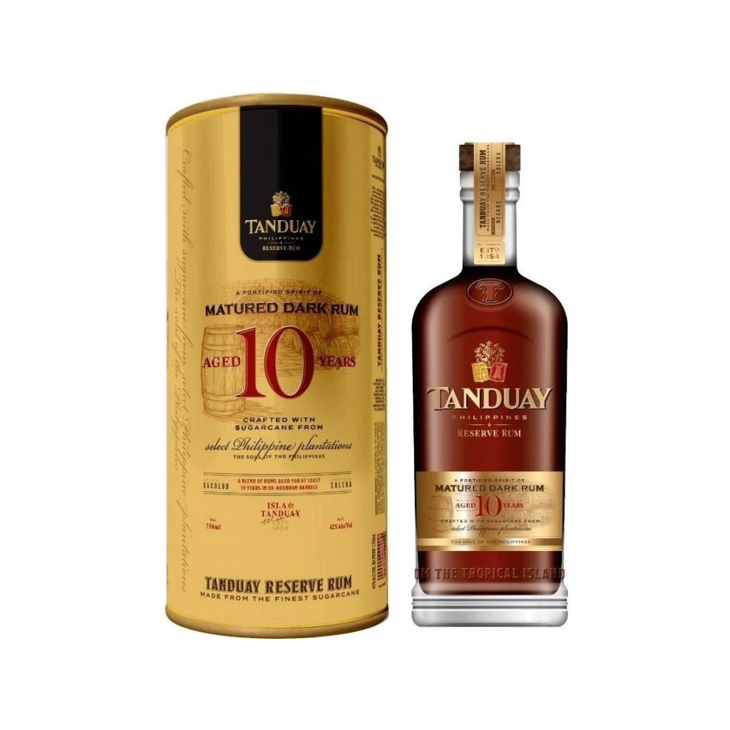 Rum Tanduay Reserve 10YO 0,7l 40% (tuba)
