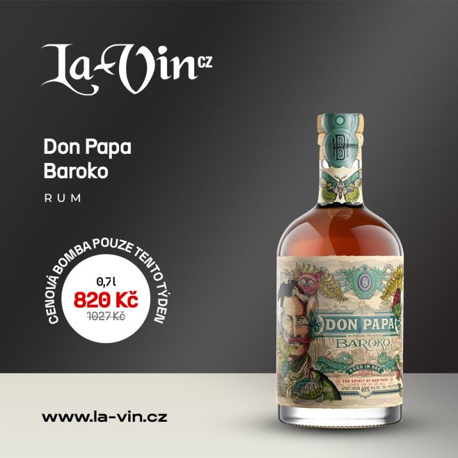 Nepropásněte naše nové týdenní cenové bomby! 🎉 💣 Na prémiové rumy, whisky, vína a další v obchodě i e-shopu La-Vin.cz. Jen...