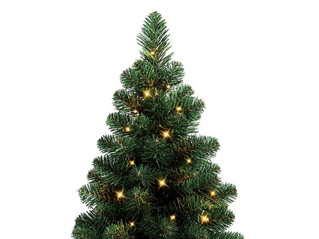Vánoční stromek Narnie v květináči 45 cm s LED OSVĚTLENÍM | LAALU.cz