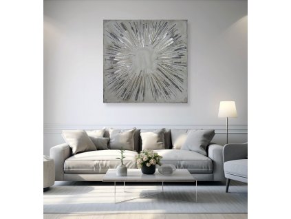 Ručně malovaný obraz 100 x 100 cm