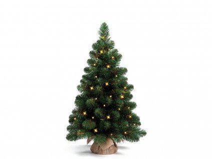 13769 vanocni stromek narnie v kvetinaci 45 cm s led osvetlenim