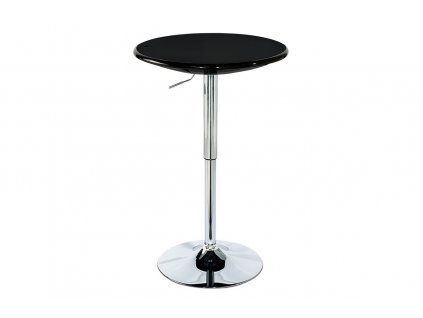 Barový stůl černý 75 - 96 cm