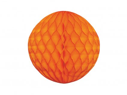 Koule papírová oranžová 20 cm