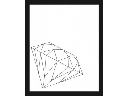 Obraz s rámečkem diamant 24 x 30 cm