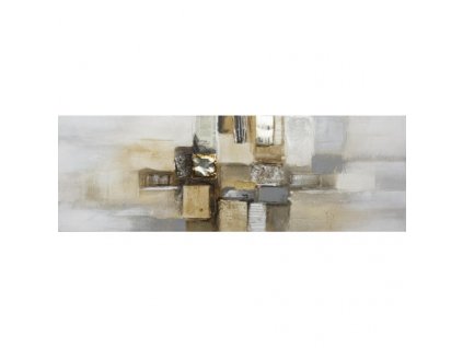 Ručně malovaný obraz moderní 50 x 150 cm