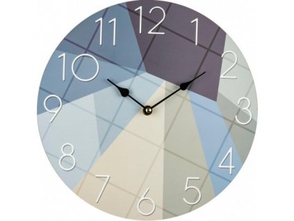 Nástěnné hodiny barevné 30 cm