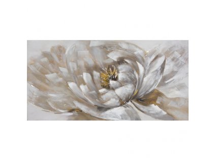 Ručně malovaný obraz květ 140 x 70 cm