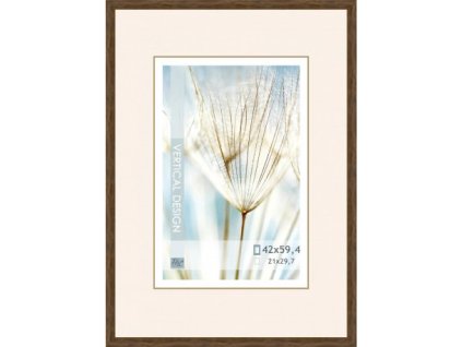 Fotorámeček tmavé dřevo 42 x 59,4 cm