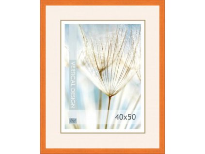 Fotorámeček oranžové dřevo 40 x 50 cm